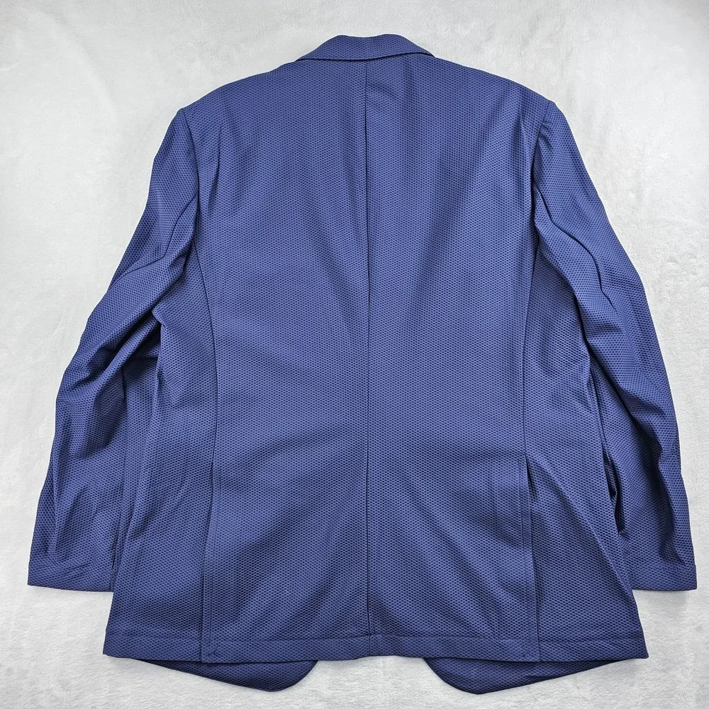 NEW Twillory AIR Blazer Mens 48L Tailored Fit Fit:T Ventilated Unstructured Blue